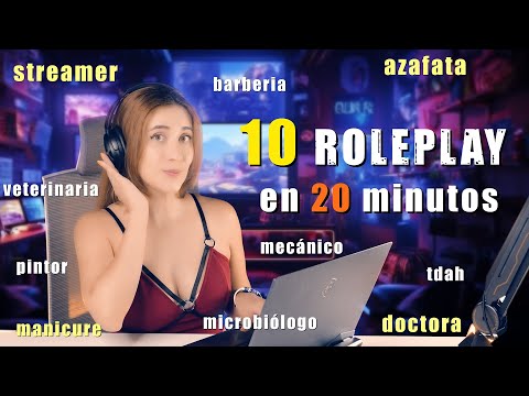 ASMR 10 ROLEPLAY en 20 MINUTOS ! El mejor asmr que veras hoy! | ASMR Español | Asmr with Sasha