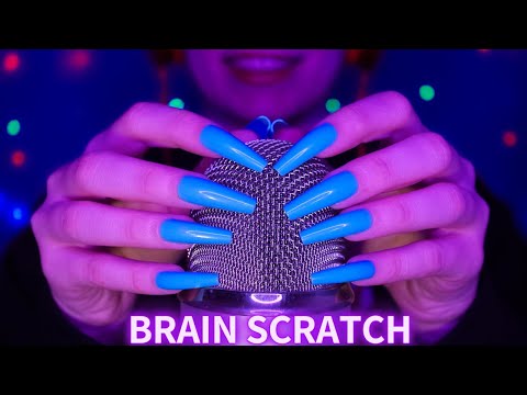ASMR Mic Scratching - Brain Scratching with 50 DIFFERENT MICS🎤 Covers & Nails 💜 No Talking for Sleep