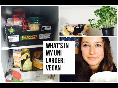 What's in my Uni larder | Vegan