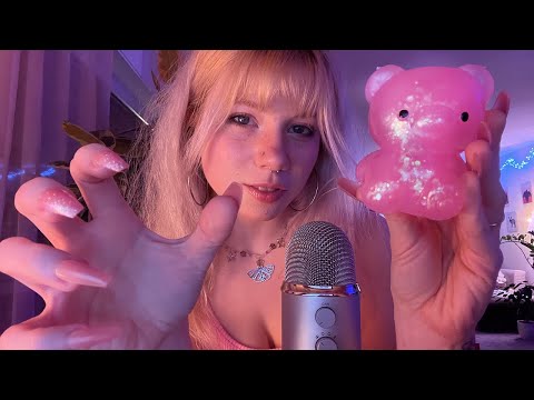 ASMR | Pink Triggers Only 🎀🌸💄 (Nail Tapping, T-shirt Scratching, Lipgloss,..) | candymindedASMR