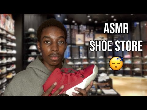 [ASMR] Whispered shoe store checkout
