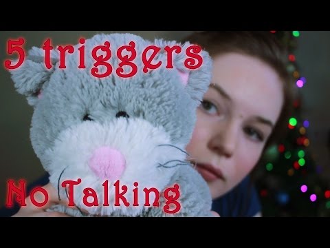 5 Triggers x 5 Minutes | Tapping, Scratching, Mic Brushing, Crinkles and More | Binaural HD ASMR