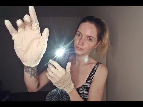 ASMR with your triggers - Patreon Trigger Video April - gloves, follow the light, hand sounds