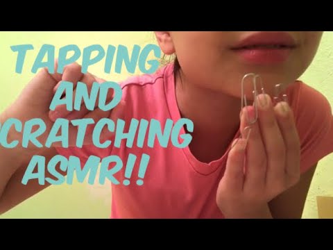 ASMR tapping and scratching!!