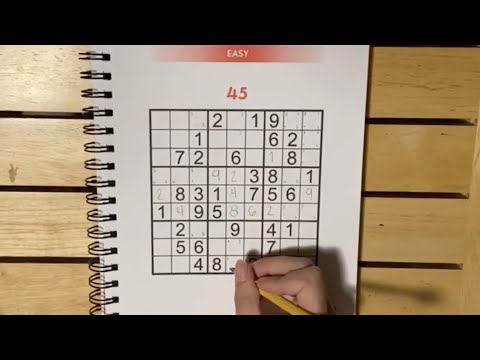 [ ASMR Español | Semi Inaudible ] Resolviendo Un Sudoku