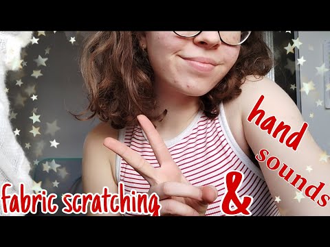 LOFI ASMR ~ fabric scratching & hand sounds and movements + no talking