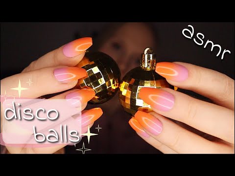 🪩disco ball🪩decoration tapping and scratching ASMR
