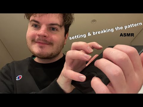 Fast & Aggressive ASMR Setting and Breaking the Pattern, Pattern Tapping & Scratching