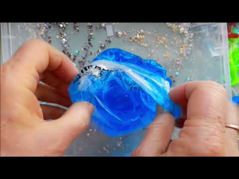 ASMR: Checking Out My Children's Space Slime Sensory Kit || Soft Spoken with Crinkles