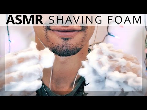 [ASMR] Shaving Foam and Crystal Tapping [binaural] [male]