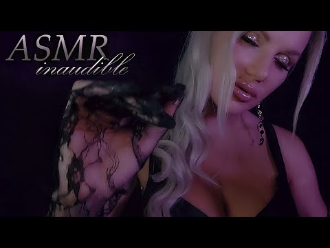 ASMR 💕 Inaudible Whispering and Gentle Breathing to Relax 💕 (NO TALKING)