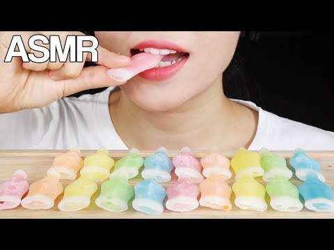 ASMR FROZEN NIK-L-NIPS Wax Bottles Candy Drinks EATING SOUNDS MUKBANG