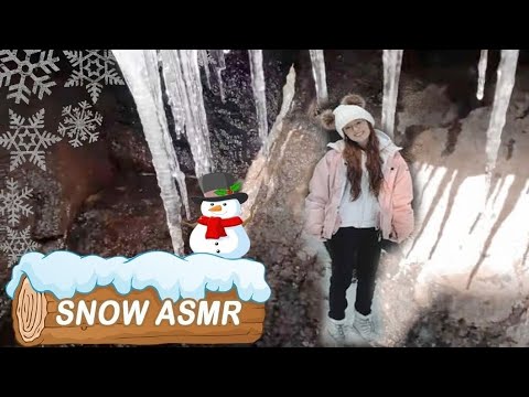 ASMR In The Snow!❄️⛄️ (Best Snow Sounds EVER!😍😍🎧✨)