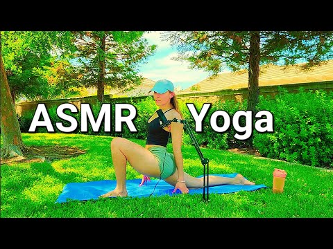 ASMR Yoga in the Park! 🌳