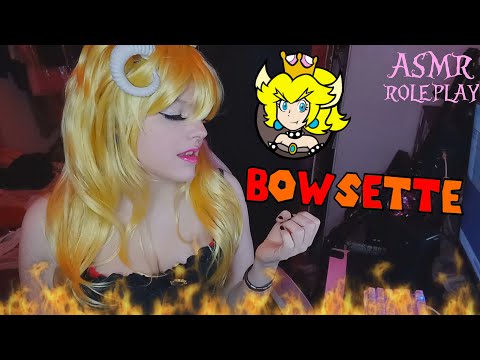 ASMR Roleplay | Bowsette Captures You (soft spoken & fire sounds)