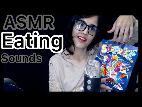 ASMR Eating Sounds For Sleep [Eating Candies + Lollipop Candies]🌹🍭💜🍬🍬🍬[Tapping and Scratching]
