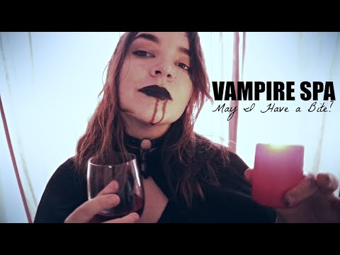 ASMR Give You A Vampire Facial 🧛‍♀️ May I Have a Bite? [Binaural]