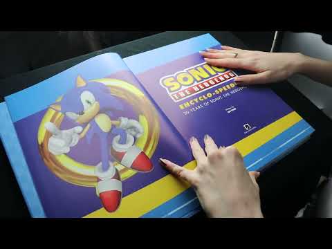 Sonic Encyclo-speed-ia Flip-Through ASMR