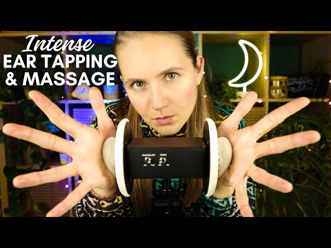 ASMR Fast & INTENSE Ear Tapping and Massage