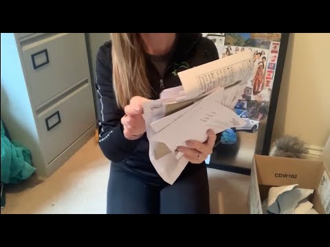 ASMR - Sorting and Filing Paper and Documents