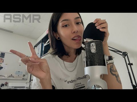 ASMR ☆ FAST TRIGGERS (mouth sounds, hand sounds, rambles,..)