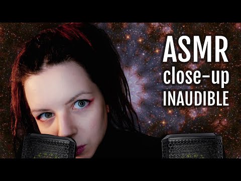 ASMR Closeup Inaudible Whispering