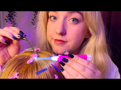 ASMR | Scalp check & clean with super relaxing massage ✨