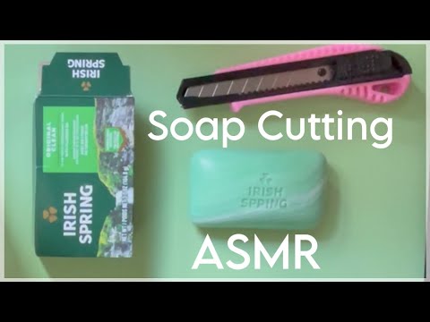 ASMR Failing at Soap Cutting ~not satisfying~