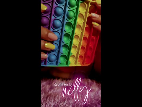 🌈 Bubble Popper ASMR | Silicone Bubble Popping Fidget Toy #shorts