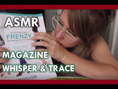 ASMR - Magazine whisper & trace