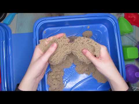 ASMR // Reverse Kinetic Sand w/ Tapping