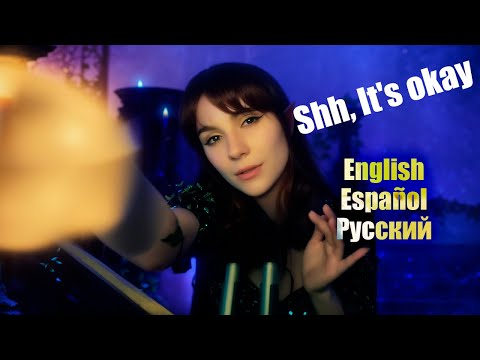 ASMR Shh, It's okay 💎 Positive Affirmations in 3 languages: English, Spanish and Russian