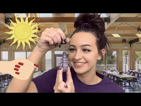 [ASMR] Camp Counselor Does Your Morning Manicure RP ☀️💅🏼