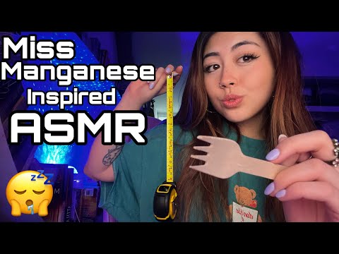 Miss manganese inspired ASMR (spit painting, examinations) chaotic & tingly✨