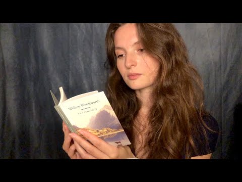 ASMR Reading Poetry to Help You Sleep | Book Tapping, Page Turning, Reading Triggers