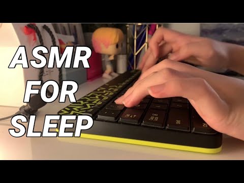 ASMR relaxing keyboard typing ( no talking )