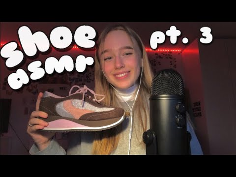 ASMR shoe tapping | tapping and scratching on shoes part 3
