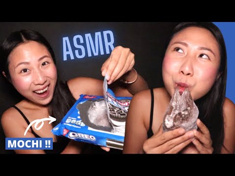 #ASMR Giant OREO MOCHI 🍡 Soft Eating Sounds