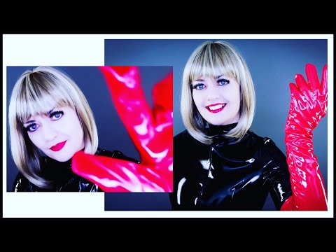 ASMR 10 Minute PVC Tingles - Very Intense Ear to Ear Sounds - Gloves/Bodysuit/Hand Movements