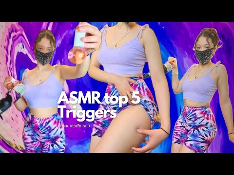 ASMR 💕Personal Attention and Top 5 PINK Triggers. | Fast and Aggressive Fabric Scratching.