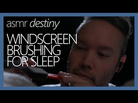 ASMR Mic Windscreen Brushing for Sleep! Zzz (4K)
