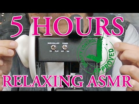 5 Hours ASMR Pure Binaural Tapping Scratching 3Dio Touching Massaging Ears