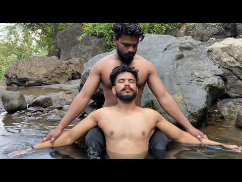 RELAXING HEAD MASSAGE/STRESS RELIEF WATER THERAPY IN  NATURAL BATH TAB FAREED TO FIROZ 💈ASMRYOGi