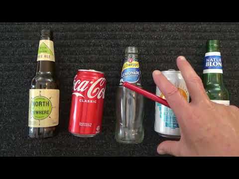 ASMR - Bottles, Cans & Brushing -Australian Accent -Chewing Gum & Discussing in a Quiet Whisper