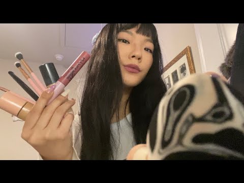 kind of fast and aggressive makeup rp-asmr