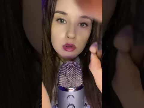 ASMR mouth sounds and brush
