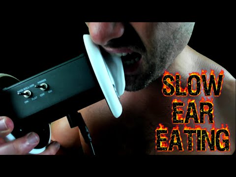 ASMR Slow Ear Eating For Tingles