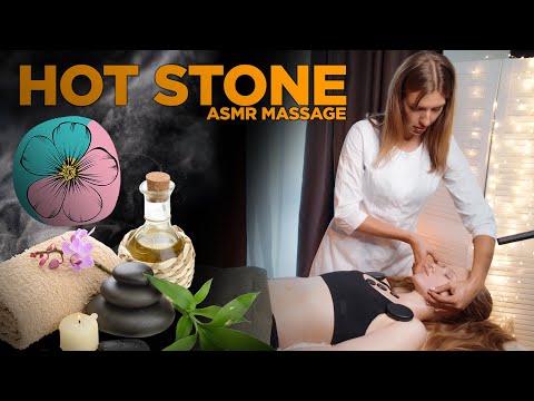 Hot Stones ASMR Massage by Olga (front, stomach, abdominal)