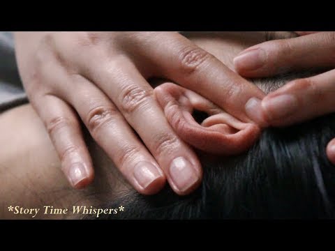 ASMR At 7yrs old, this EAR MASSAGE TECHNIQUE made my family FALL ASLEEP!! (Story Time Whispers)