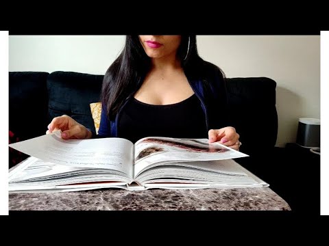 Asmr- Page turning / Page squeezing